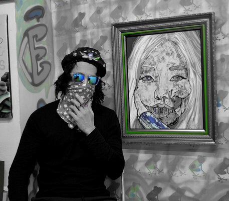 Frank Arias in de studio