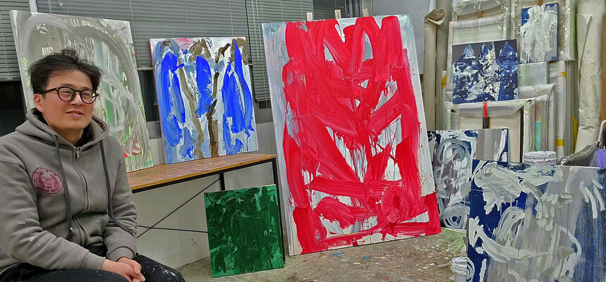 Seungho Jang im Studio