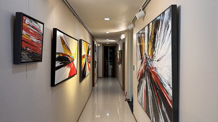 Min seok Kang en el estudio: Workroom Corridor
