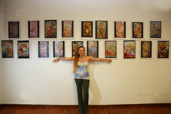 Paola Imposimato en el estudio