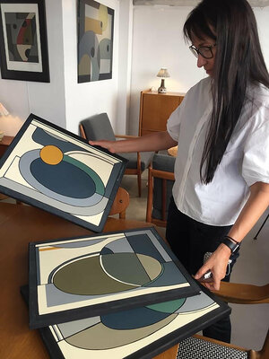 Tatiana Lebedev in de studio: Atelier a Paris