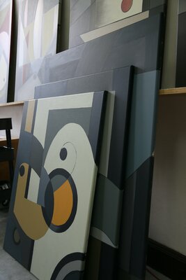 Tatiana Lebedev in de studio: Vu d'atelier Bagneres de Bigorre