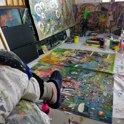 Jaio DosAnjos in the Studio