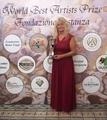 Steffi Rodigas in the Studio: "World Best Artists Prize" - Palermo 2023