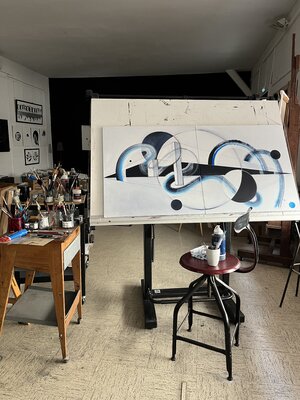 Barbara Christol in the Studio: Over the Rainbow, ©Barbara Christol 2024