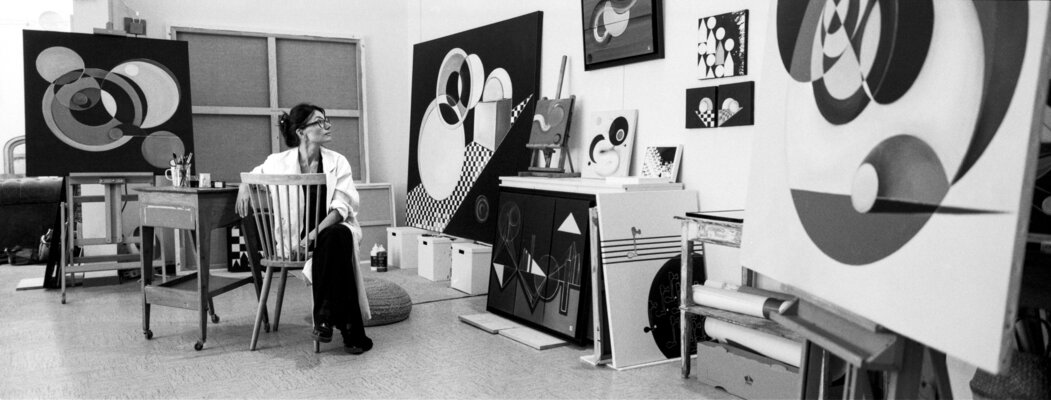 Barbara Christol in the Studio