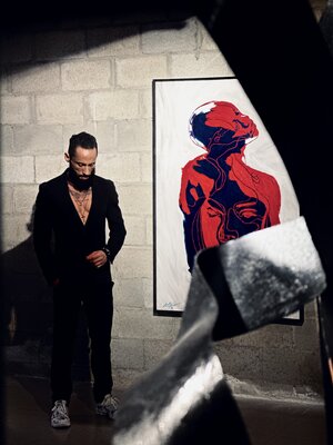Juca Maximo en el estudio: Juca Maximo "Omnes Exhibition 2024"