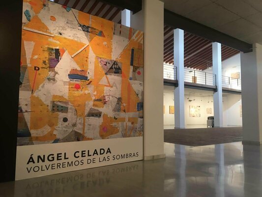 Ángel Celada nello studio