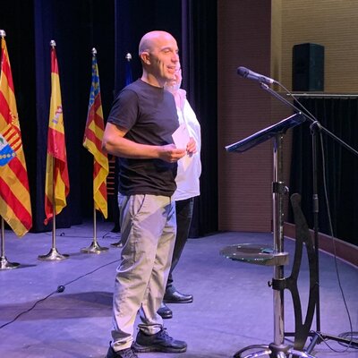 Ángel Celada nello studio