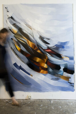 Laura Porcelli in the Studio
