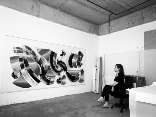 Laura Porcelli in the Studio