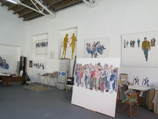 Jesús Manuel Moreno nello studio