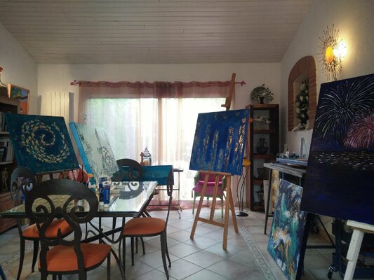 Joëlle Darmon in the Studio