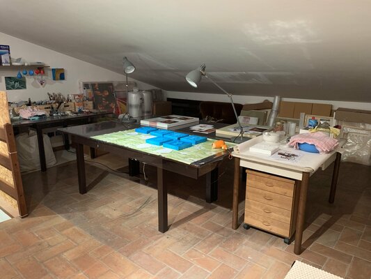 Roberto Re im Studio: il mio studio