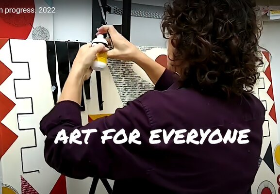MIRIAM CHIERA in de studio: Art for everyone