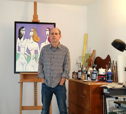 Richard Boigeol nello studio: ATELIER MARSEILLE 2022