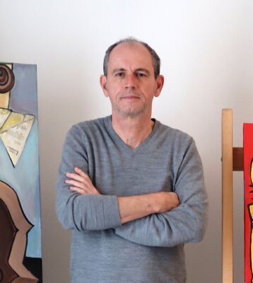 Richard Boigeol nello studio: ATELIER MARSEILLE