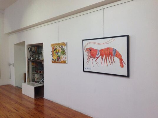 Richard Boigeol nello studio: SPAZIODATINI MUSEO MILAN 2015