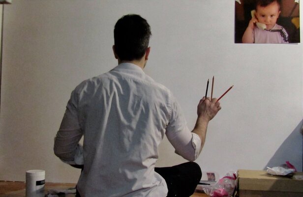 Ezequiel Martinez Llaser in the Studio