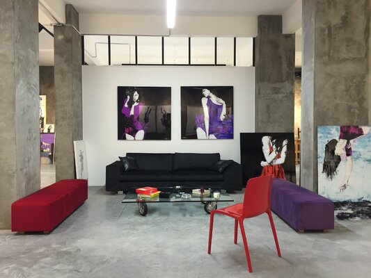 Sait Mingü in de studio