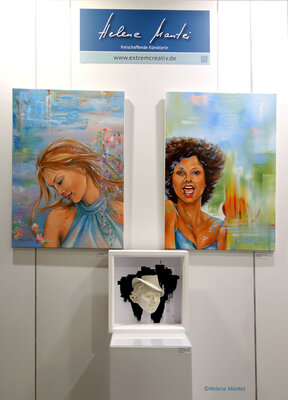 Helene Mantei in de studio: Art fair "Neue Art" 2022 Dresden