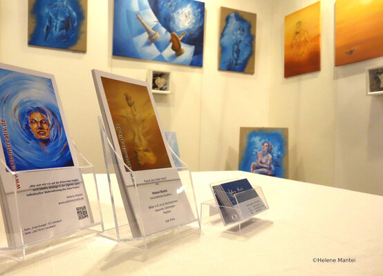 Helene Mantei in de studio: Art fair "Neue Art" 2020 Dresden