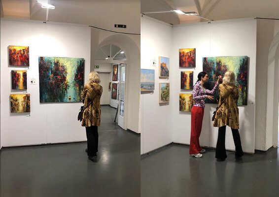 Quan Le im Studio: ArtMuc Fair