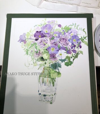 Ayako Tsuge nello studio