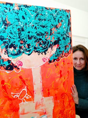 Eva Hidalgo nello studio: Pio