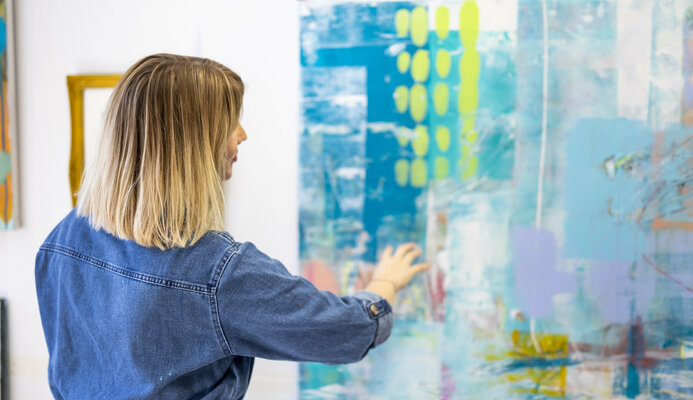 Barbara Piller nello studio