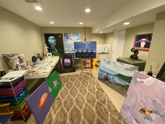 Tom Blood in the Studio