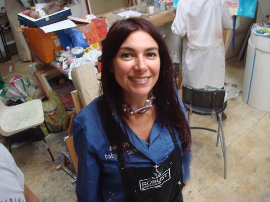 Barbara Pastorino im Studio