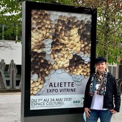 Aliette im Studio: Exposition aliette mai 2021