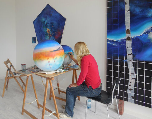 Anne Wölk in de studio: Studio Anne Wölk, Gehringstrasse 39, 13088, Berlin
