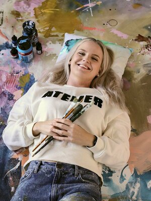 Lotta Sirén nello studio