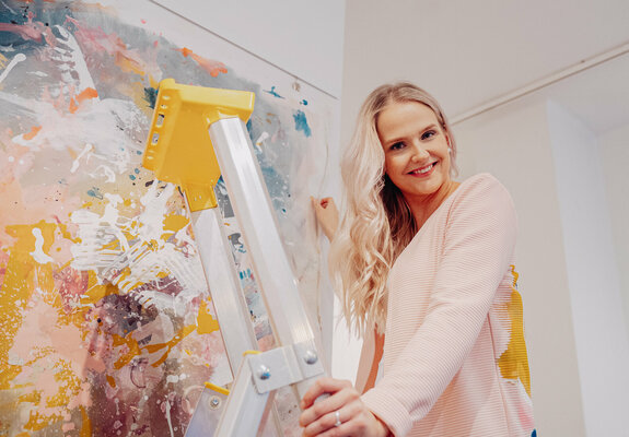 Lotta Sirén nello studio