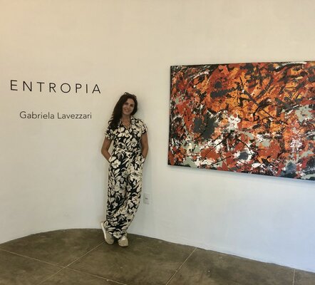 Gabriela Lavezzari dans le studio: exposición individual  ENTROPIA