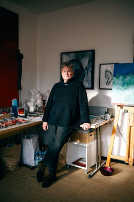 Fancher Brinkmann in de studio