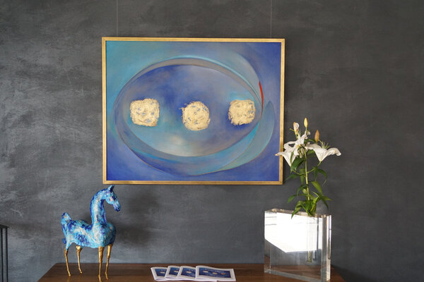 Carlo Olper nello studio: Mostra Personale Domus Art - 2018