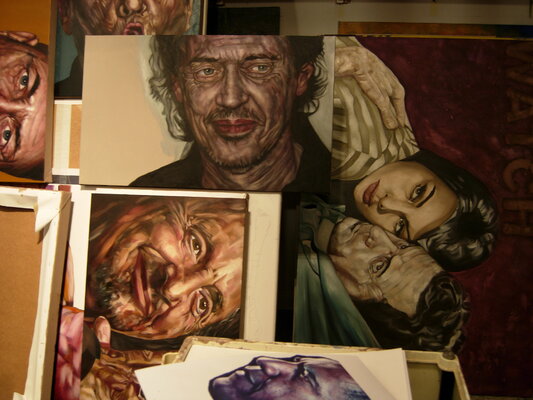 Jan Bollaert nello studio