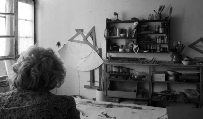 Anna Valls en el estudio