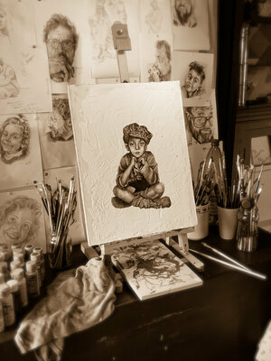 Enrica Toffoli in the Studio: in studio