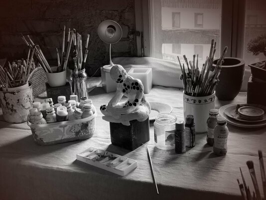 Enrica Toffoli in the Studio: Lavori in corso 🎨☺️