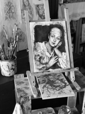 Enrica Toffoli in the Studio: In Lavoro ☺️