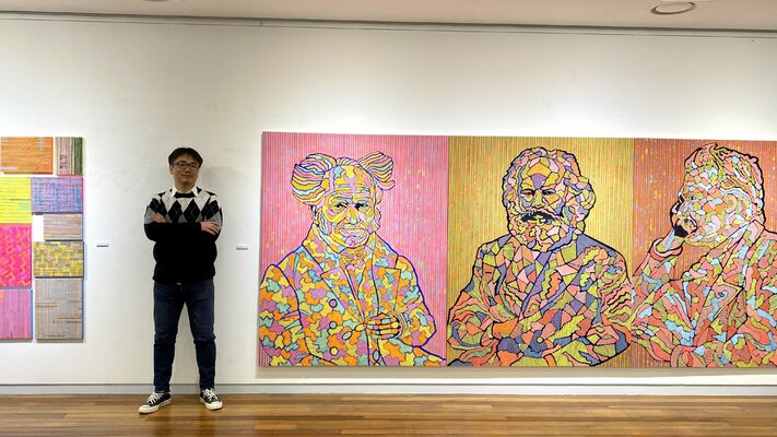 DAESUN CHOI nello studio