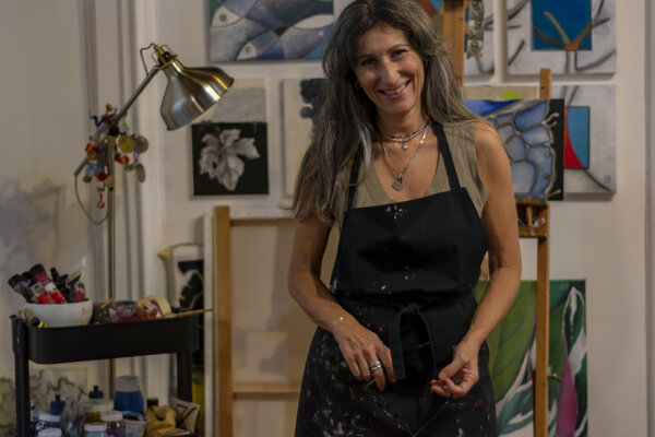 Maryda Geraci nello studio: my quiet corner