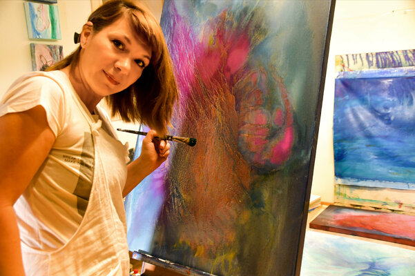 BEATA KOZAK nello studio