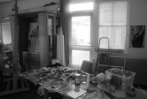 Petra Werlich im Studio