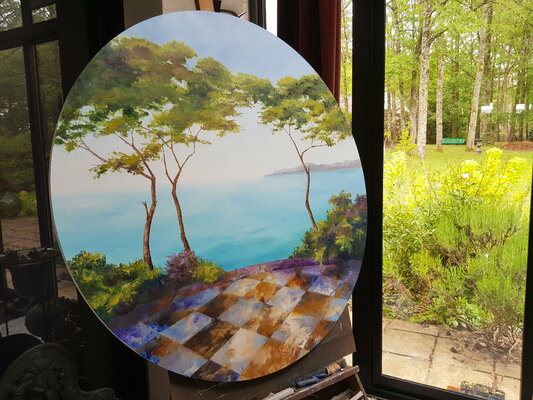 Laurelle Bessé in the Studio: Terminé !