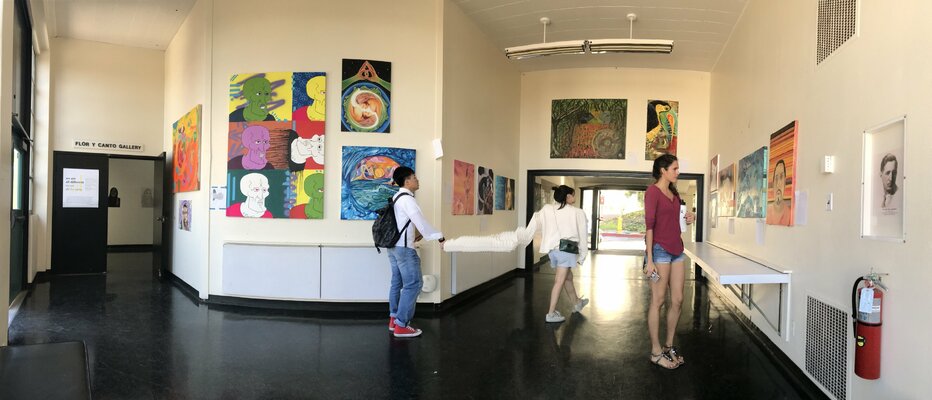 Ezra Bejar in the Studio: "The Player" at the SDSU Lacuna Gallery, 2018